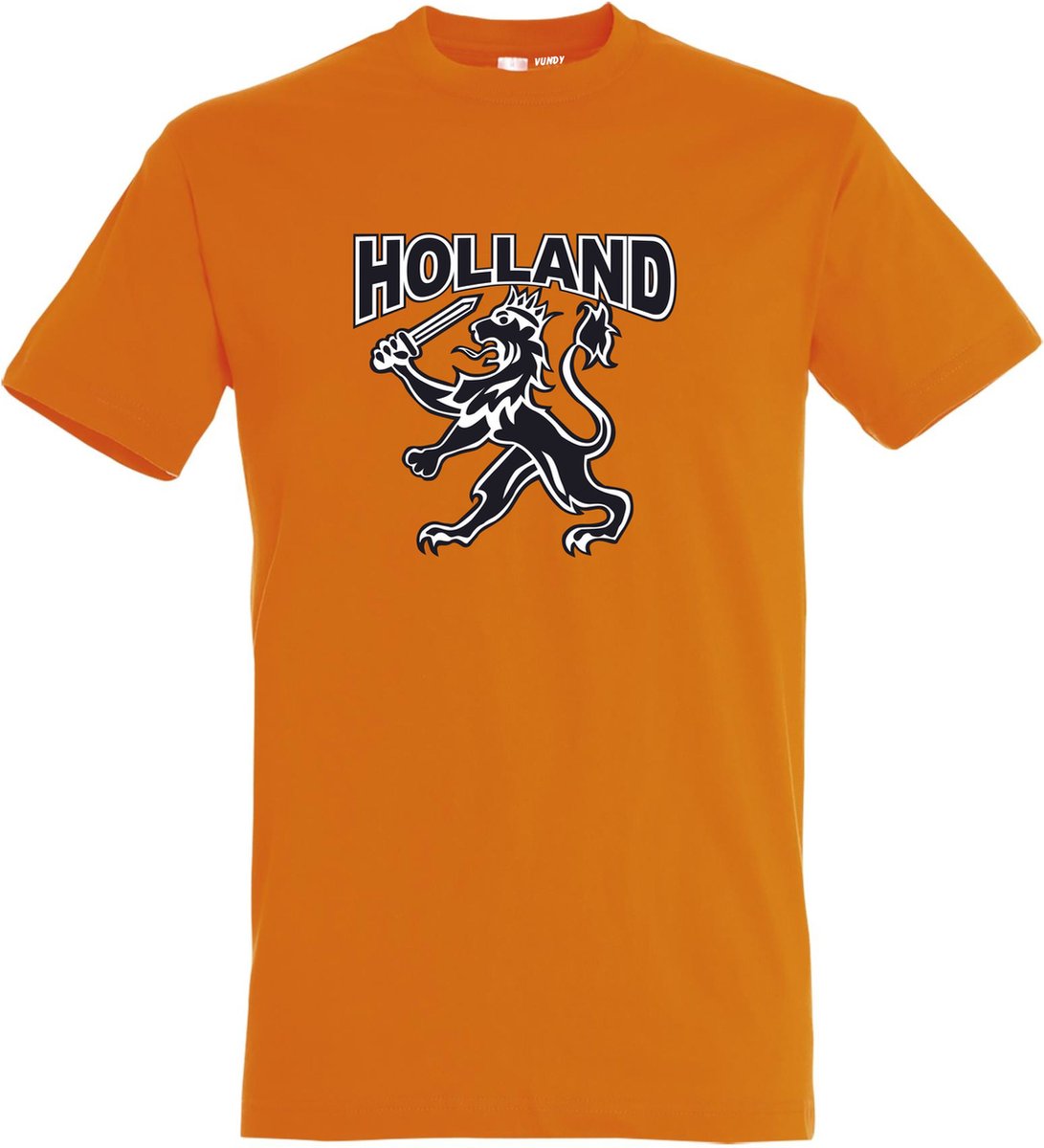 T-shirt Holland leeuw | oranje shirt | Koningsdag kleding | Oranje | maat L